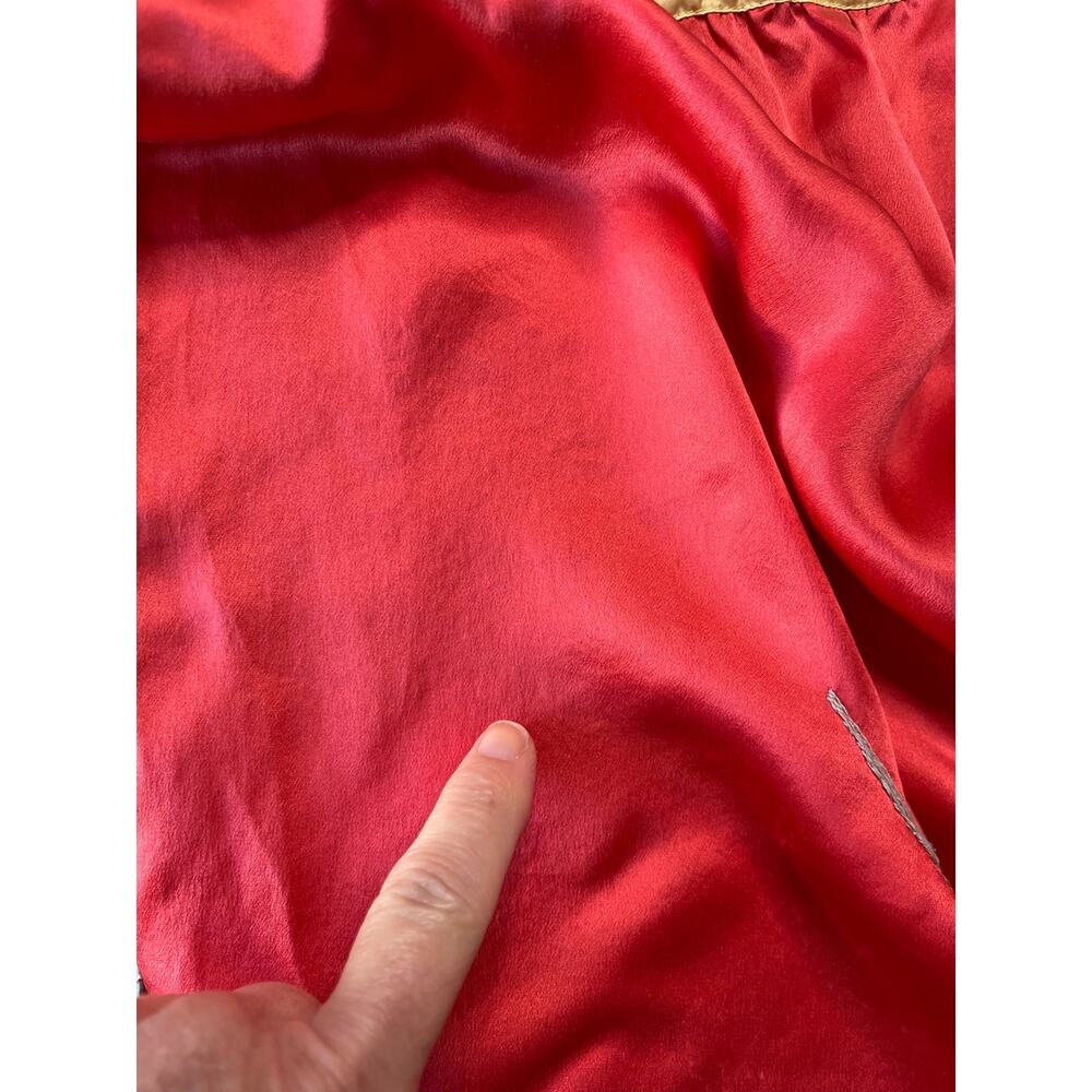 Johnny Was Boho Silk Patchwork Embroidered Kaftan… - image 8